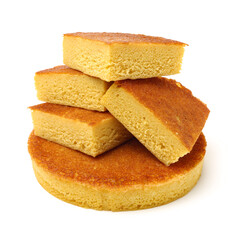 Chinese Cake on white background 
