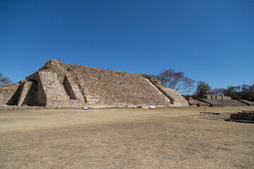 Monte Alban is a large pre-Columbian archaeological site in the Santa Cruz Xoxocotlan Municipality in the southern Mexican state of Oaxaca
