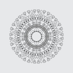 mandala with colorful. Mandala with floral patterns. Mandala design. abstract background. Form of Mandala art. mandala background design. Floral Mandala Vector. 