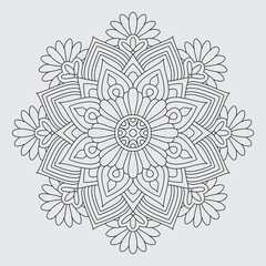 mandala with colorful. Mandala with floral patterns. Mandala design. abstract background. Form of Mandala art. mandala background design. Floral Mandala Vector. 