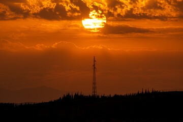 Electric Tower Sunset