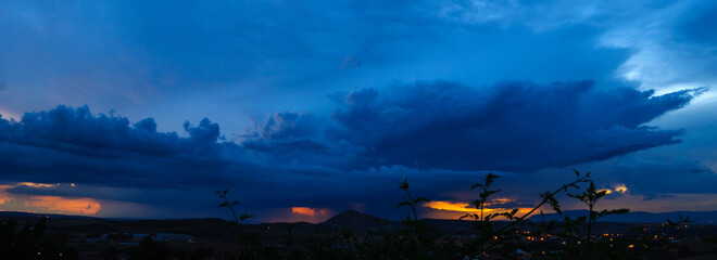 Fototapeta na wymiar Sunset Storm