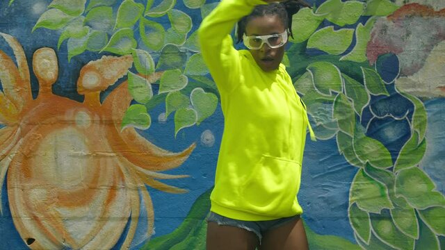 Dancing is an artform with this amazing young dancer on the tropical island of Trinidad