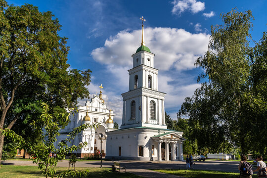 The Assumption Cathedral and his bell tower in Poltava