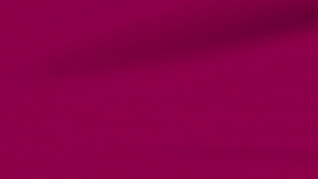 Loop Waving Flag Magenta 3D Closeup