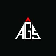 AGS letter logo creative design. AGS unique design
