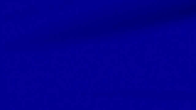 Loop Waving Flag Blue 3D Closeup