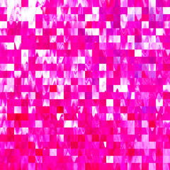 Optical low poly pixel grid dye blur texture background. Seamless washed out geometric ombre effect. 80s style retro square shape pattern. High resolution funky beach wear fashion textile tile.