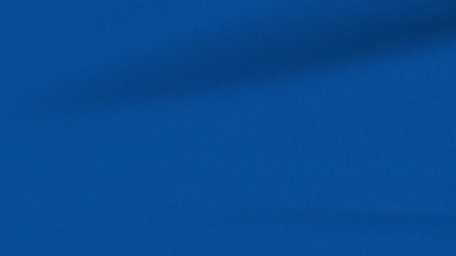 Loop Waving Flag Light Blue Land 3D Closeup