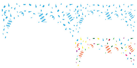 Gold confetti celebration. Celebrate gold vector background