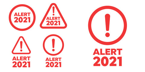 Exclamation danger sign . The attention icon. Danger symbol. Alert icon