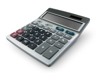 Finance Plastic mathematical calculator with button