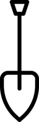 Obraz premium shovel icon