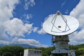 Nobeyama Radio Observatory (野辺山宇宙電波観測所） in Minamimaki, Nagano, Japan. August 30, 2021.