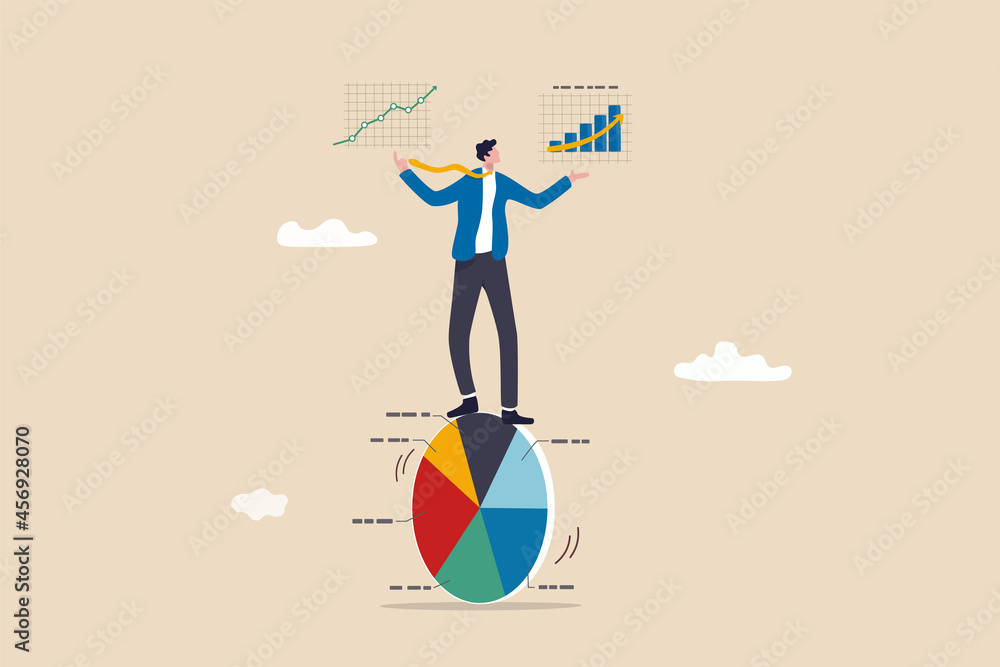 Poster data driven with analytics research, ads optimization based on user or customer behavior, statistics