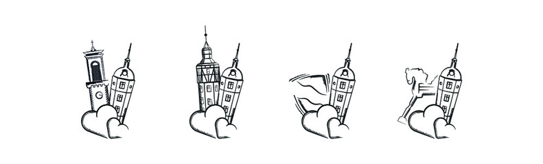 Ansbacher Wahrzeichen mit Herz