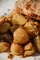 potatoes with mushrooms