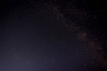 Obraz na płótnie Canvas Picturesque view of starry sky at night