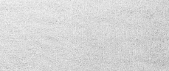 Panorama of Clean white towel texture and seamless background
