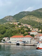 Fototapeta premium old town of kotor country