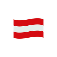 Austria flag emoji vector