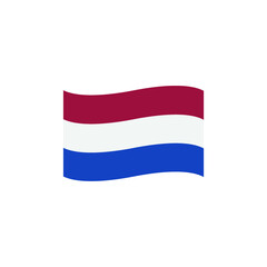 Netherlands flag emoji vector dutch