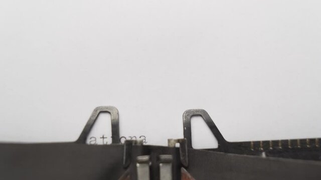 national poetry day typed words on a vintage typewriter intro - Powered by Adobe