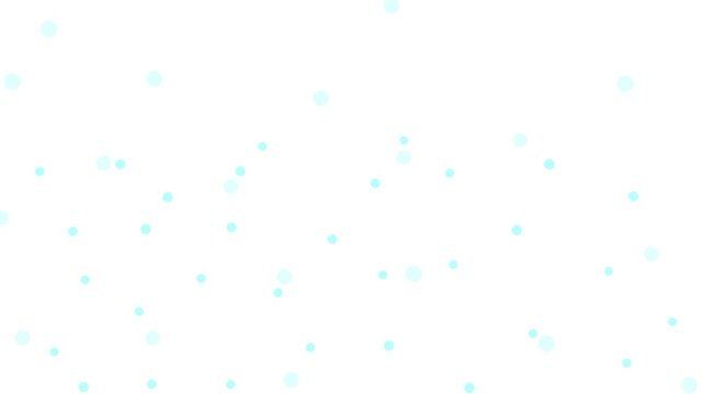 かわいい湧き上がるあぶくのアニメーション／イラスト動画