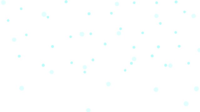 かわいい 舞い降りるアニメーション／イラスト動画