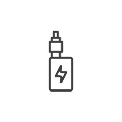Vape mod line icon