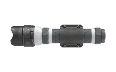 3D render of a Weapon-Mounted Light