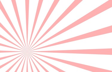 sunburst in vintage style, Abstract background, sun ray comic book background, sunset retro design