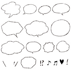 手描き風ふきだし