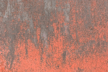 Old dirty wall surface with abstract red pattern texture background