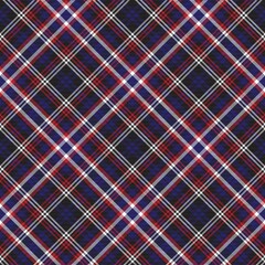 Red Diagonal Plaid Tartan textured Seamless Pattern Design