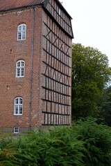 The beautiful old Sostrup Castle in Denmark