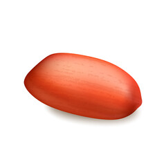 Peanut Nut Kernel Vitamin Natural Food Vector. Organic Peanut Dietary Raw Vegan Legume Nourishment. Healthy Agricultural Tropic Season Groundnut Harvest Snack Template Realistic 3d Illustration