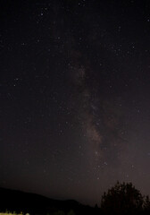 Fototapeta na wymiar Milky Way over Tijeras NM