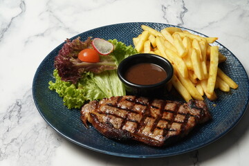 Grilled steak