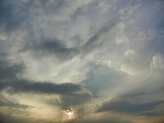 “Clouds come floating into my life, no longer to carry rain or usher storm, but to add color to my sunset sky.”