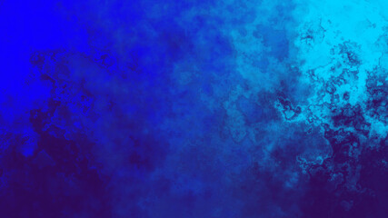 Obraz na płótnie Canvas Blue background.Ink in water.Wallpaper for design.Gradient background.3D illustration.