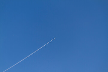 airplane in the sky