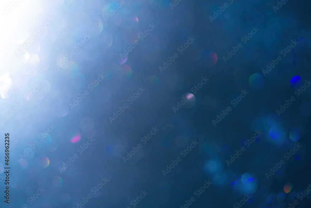 Poster background flare bokeh sequins multicolored