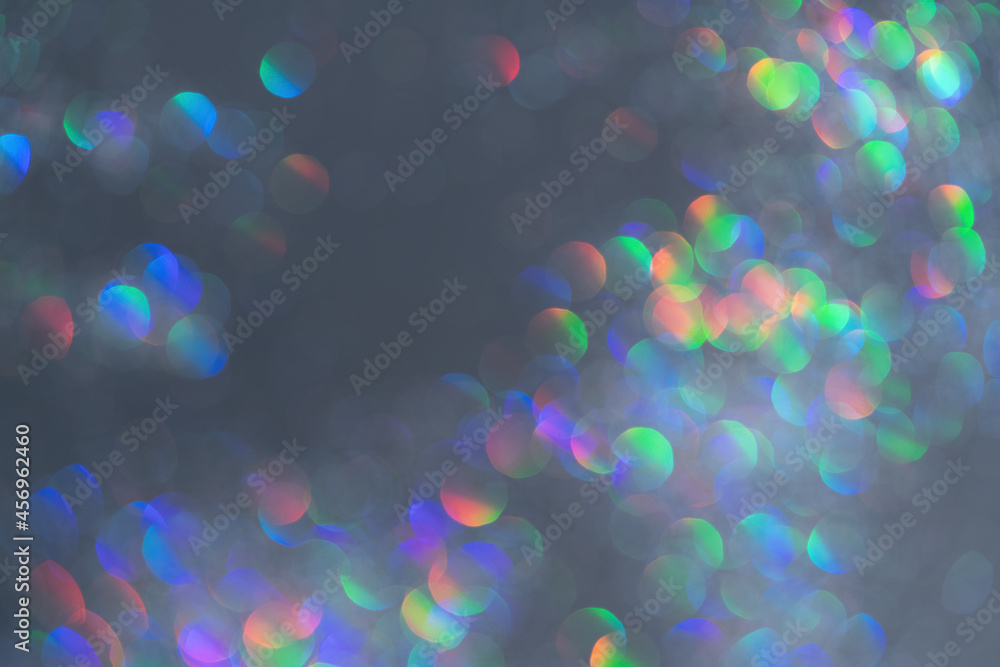 Poster shiny bokeh circles blur background glitter overlay element
