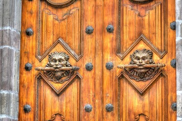 Port&oacute;n de los leones
Lions door