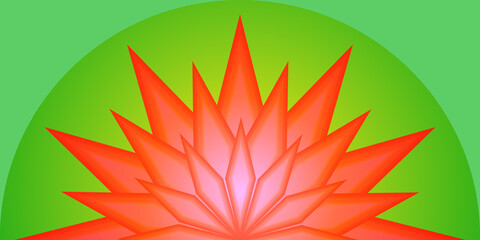 Flower daisy lotus blossom ray decoration abstract background texture wallpaper art design vector illustration