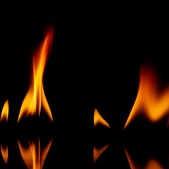 Fire flames