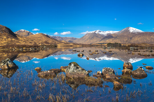 Lochan na h-Achlaise, The Black Mount, Lower Rannoch Moor, Argyll and Bute