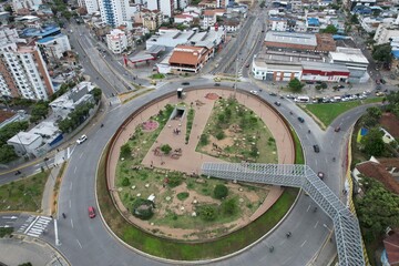 view of the city street