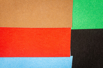 Fototapeta premium Multicolor background from a paper of different colors